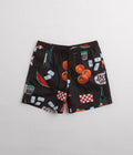 Carhartt Slater Swim Trunks in Isis Maria Dinner Print and Black