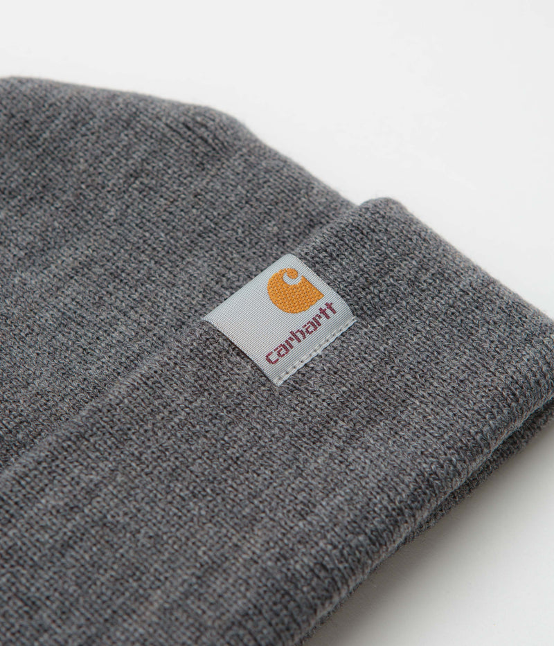 Carhartt Stratus Low Beanie in Dark Grey Heather