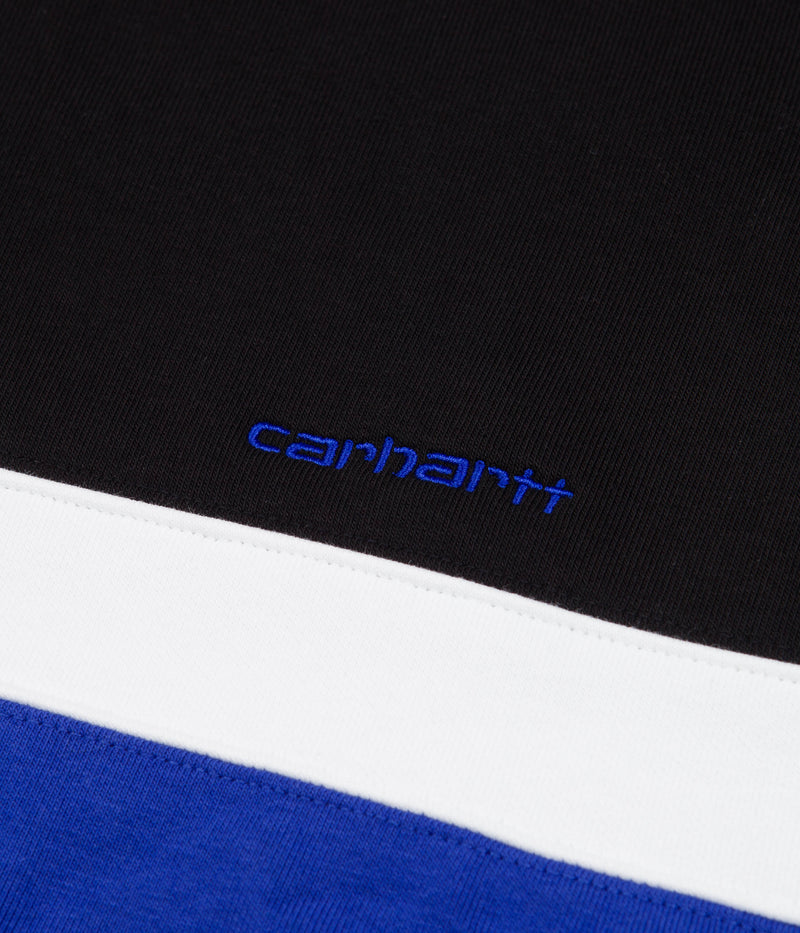 Carhartt Trin Crewneck Sweatshirt in Black and White / Lazurite