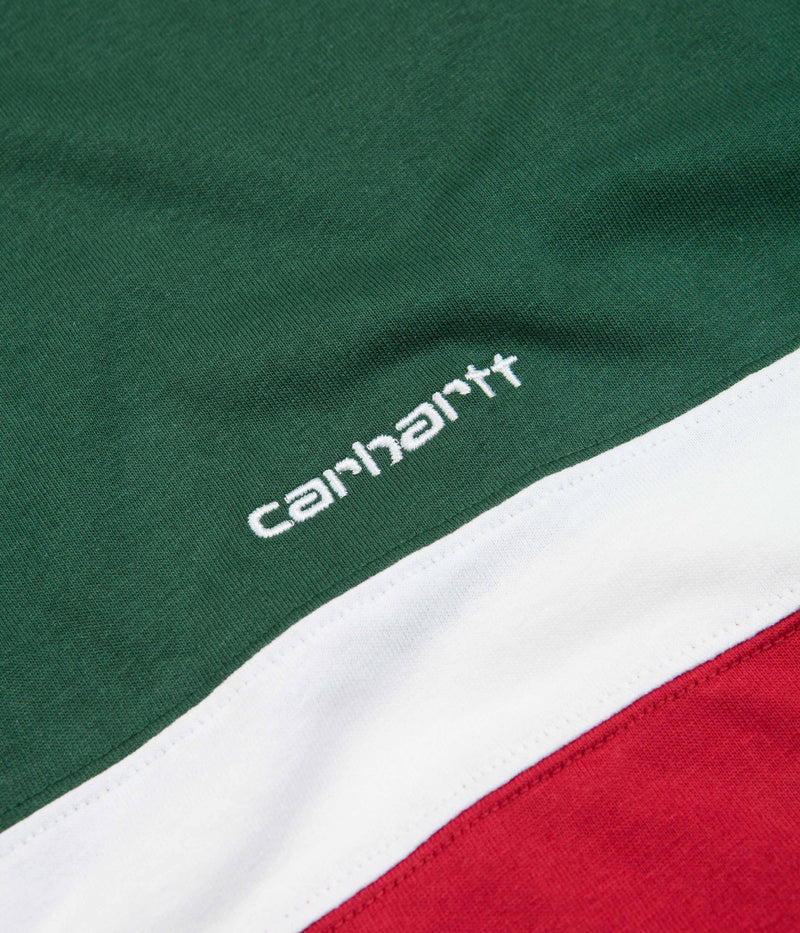 Carhartt Trin T-Shirt in Treehouse and White / Arcade