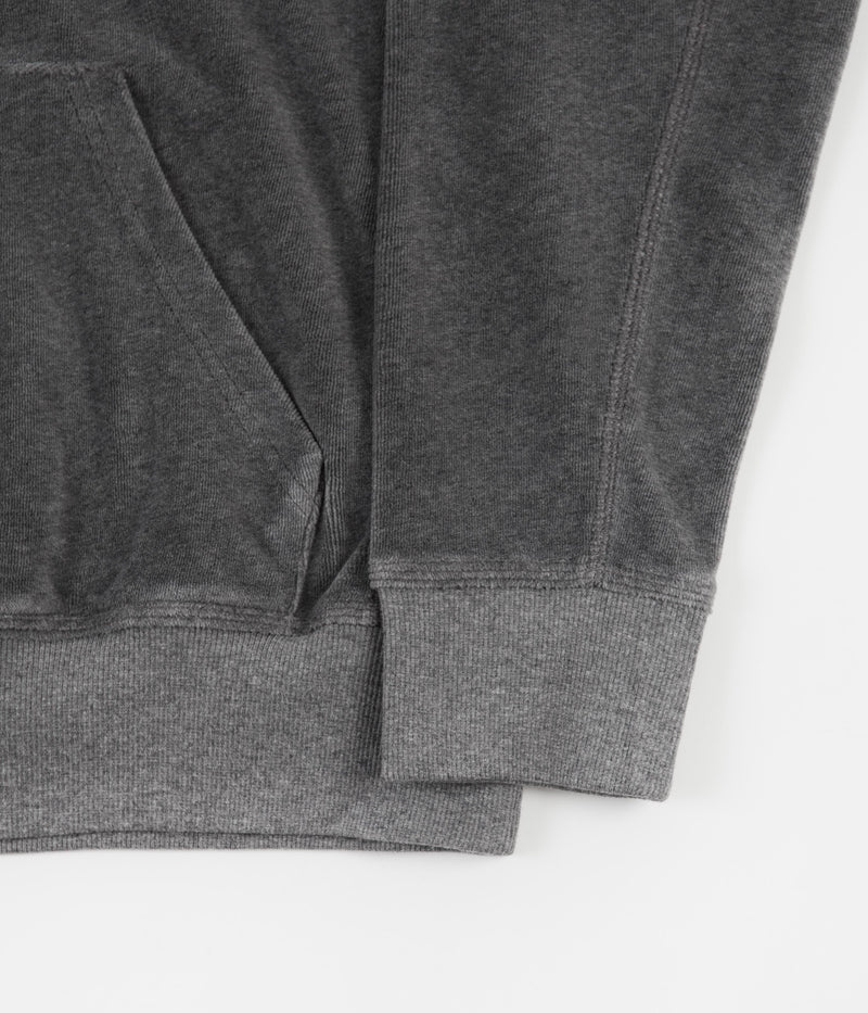 Carhartt United Script Hoodie in Dark Grey Heather