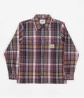 Carhartt Valmon Shirt in Valmon Check and Hamilton Brown