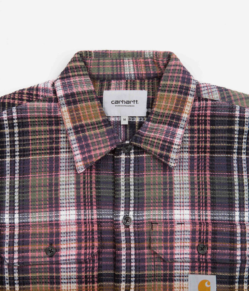 Carhartt Valmon Shirt in Valmon Check and Hamilton Brown