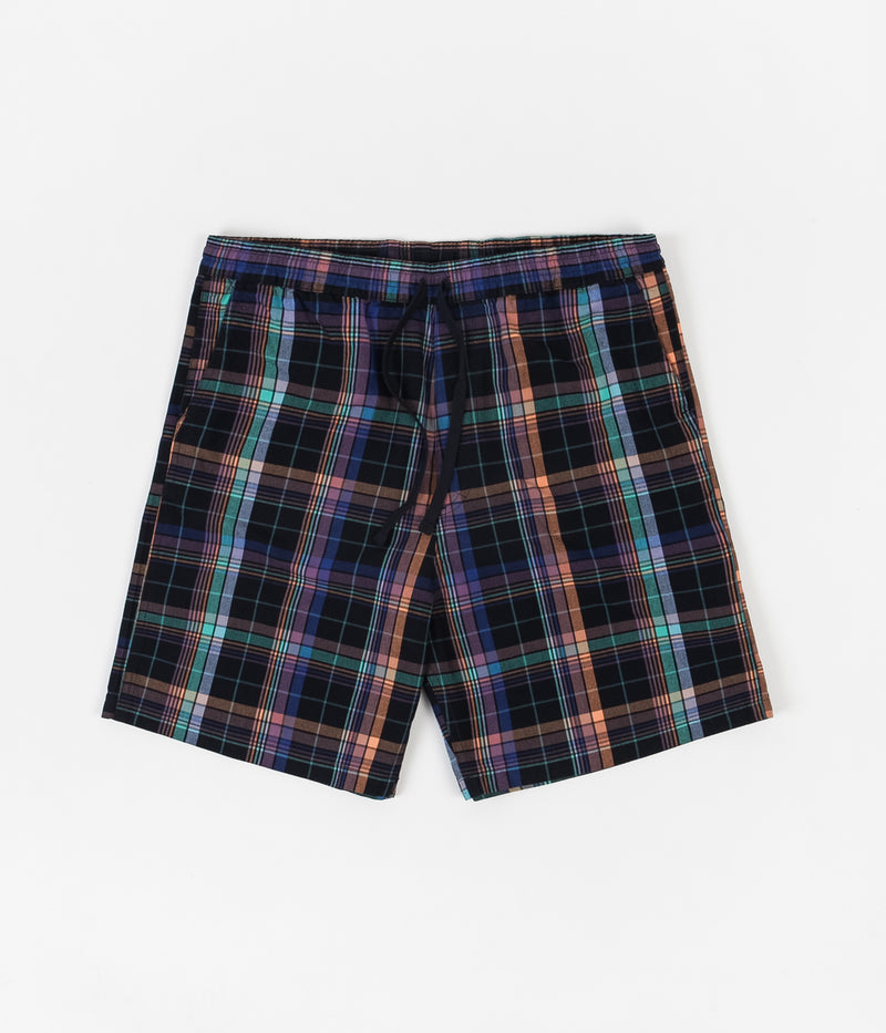 Carhartt Vilay Shorts in Vilay Check and Dark Navy