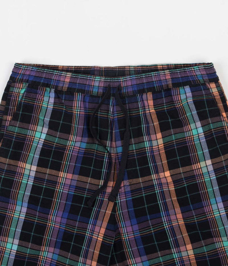 Carhartt Vilay Shorts in Vilay Check and Dark Navy