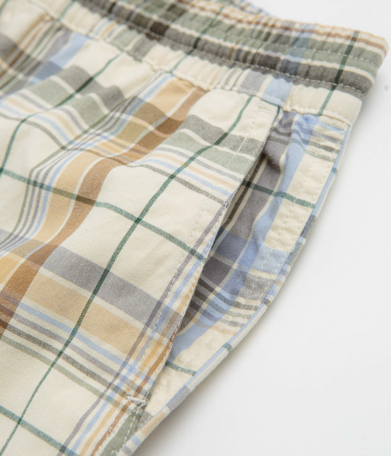 Carhartt Vilay Shorts in Vilay Check and Natural