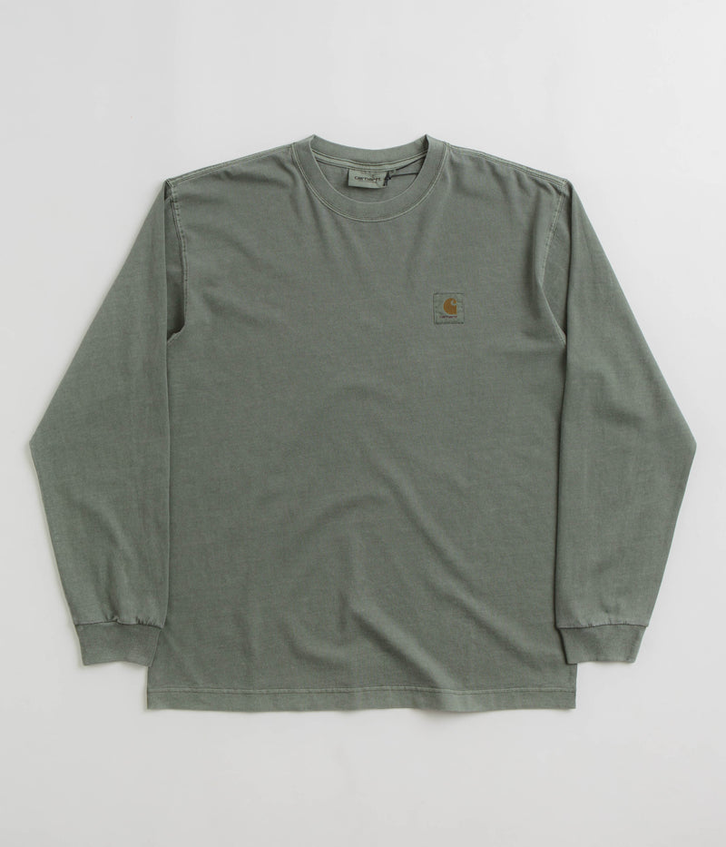 Carhartt Vista Long Sleeve T-Shirt in Smoke Green