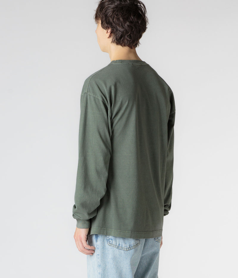 Carhartt Vista Long Sleeve T-Shirt in Smoke Green