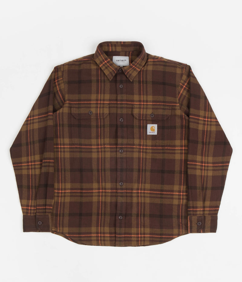 Carhartt Wallace Shirt in Wallace Check and Ale