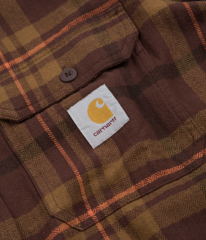 Carhartt Wallace Shirt in Wallace Check and Ale