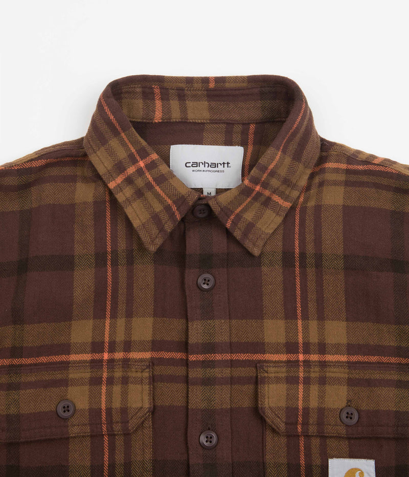 Carhartt Wallace Shirt in Wallace Check and Ale