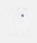 Carhartt Waving State Flag T-Shirt in White and Lapis