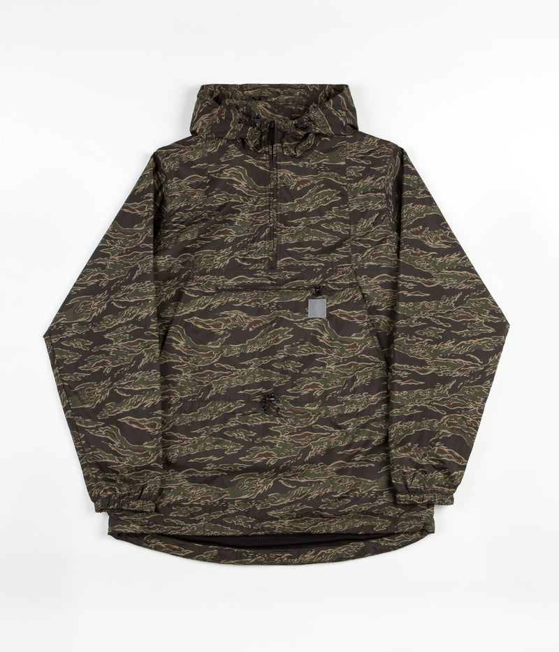 Carhartt Wilson Pullover Jacket in Camo Tiger and Laurel
