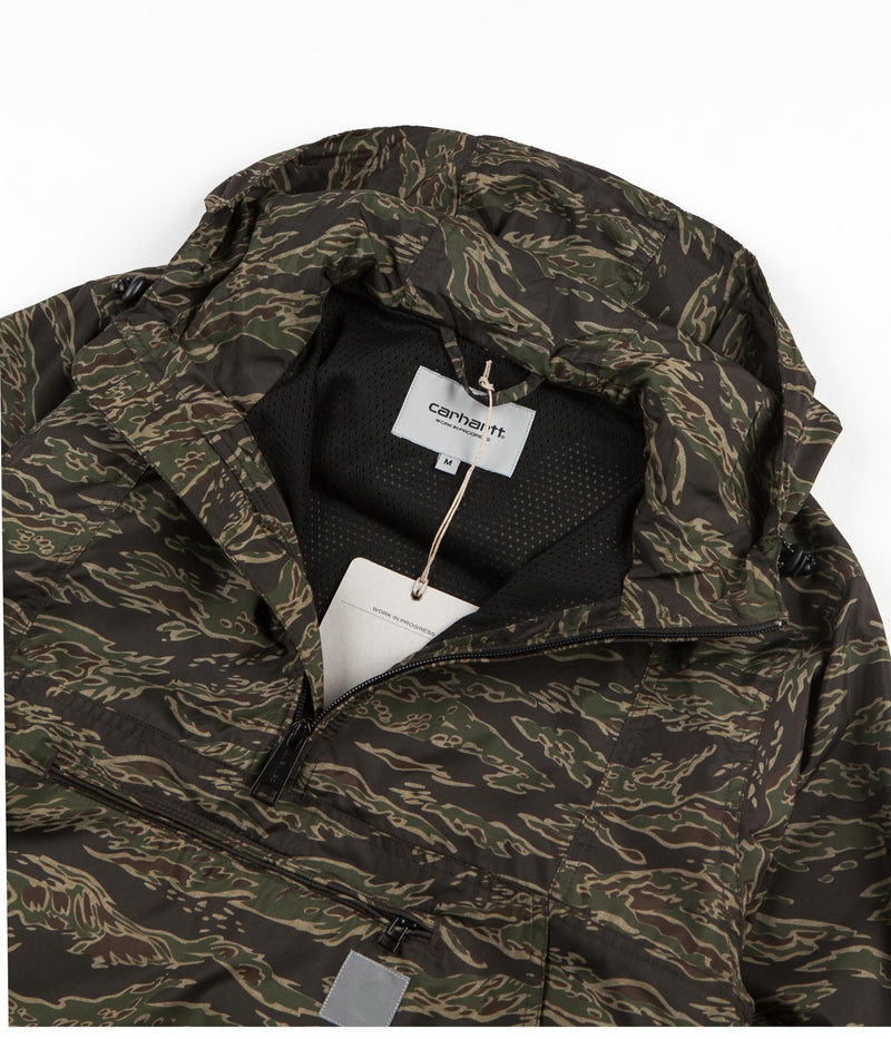 Carhartt Wilson Pullover Jacket in Camo Tiger and Laurel