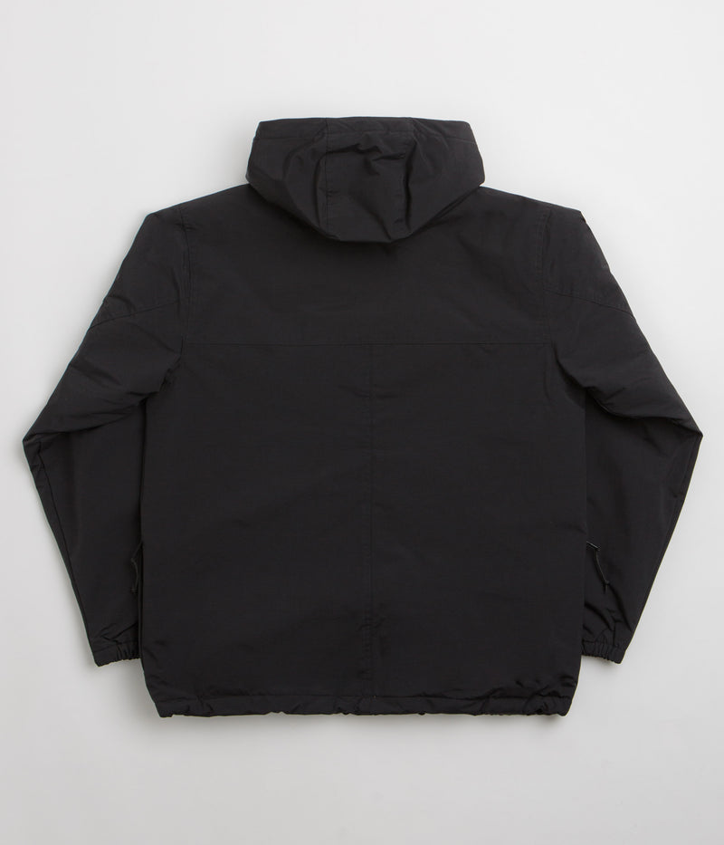 Carhartt Windbreaker Pullover Jacket in Black and White
