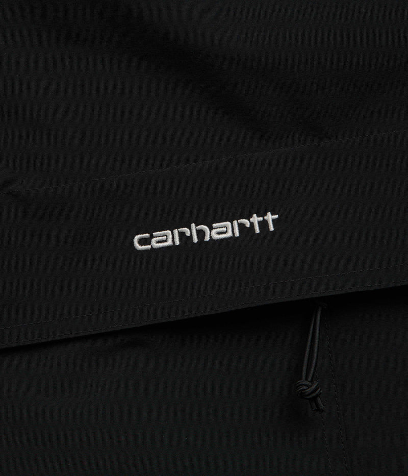 Carhartt Windbreaker Pullover Jacket in Black and White