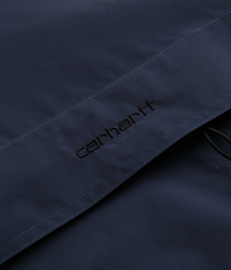 Carhartt Windbreaker Pullover Jacket in Blue and Black