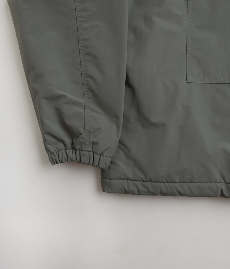 Carhartt Windbreaker Pullover Jacket in Smoke Green and Black