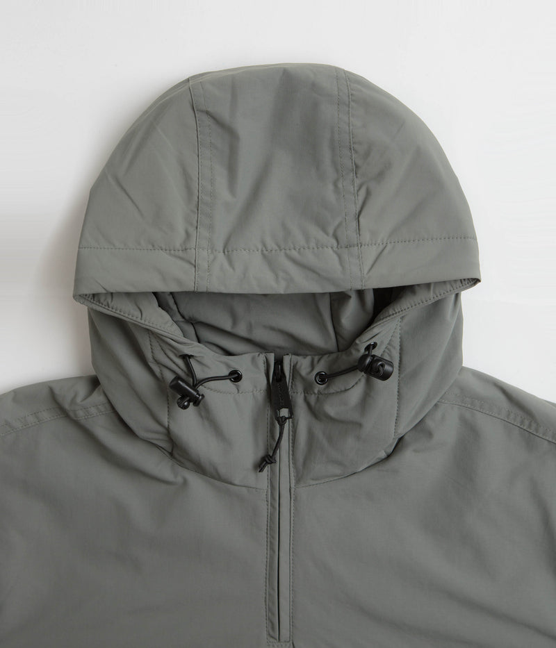 Carhartt Windbreaker Pullover Jacket in Smoke Green and Black