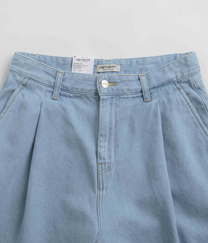 Carhartt Womens Alta Shorts in Stone Bleached Blue