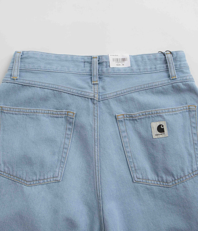 Carhartt Womens Alta Shorts in Stone Bleached Blue