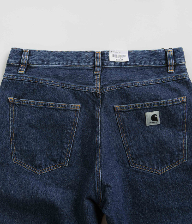 Carhartt Womens Brandon Pants in Blue Stone Washed