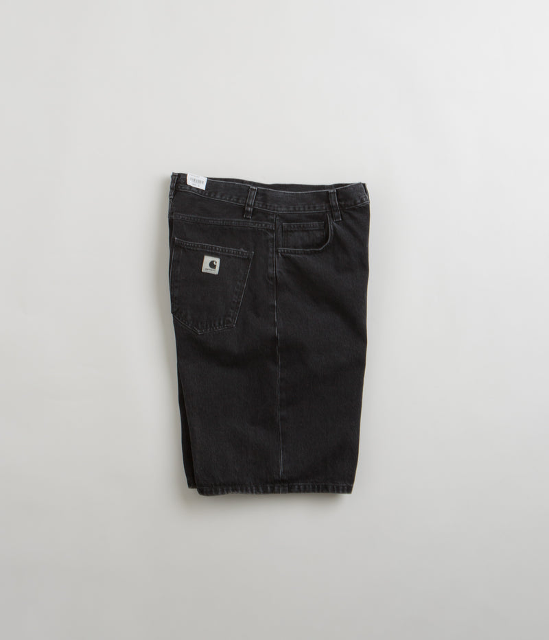 Carhartt Womens Brandon Shorts in Black Stone Washed