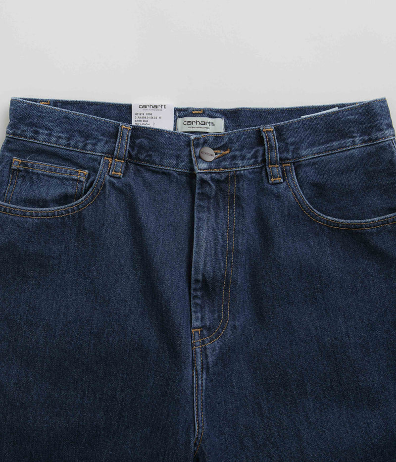 Carhartt Womens Brandon Shorts in Blue Stone Washed