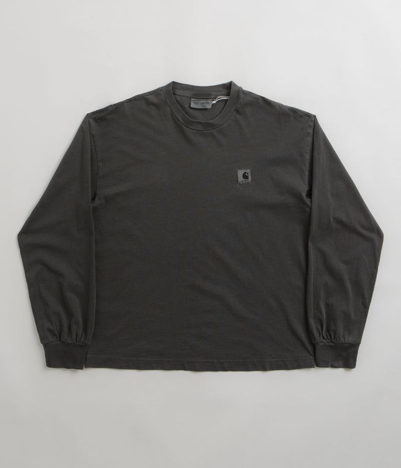 Carhartt Womens Nelson Long Sleeve T-Shirt in Charcoal