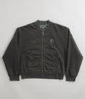 Carhartt Womens Nelson Sweat Bomber Jacket in Charcoal