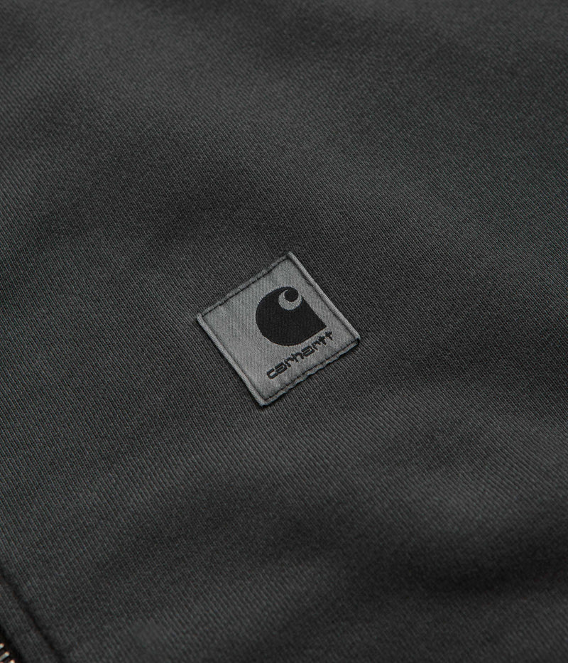 Carhartt Womens Nelson Sweat Bomber Jacket in Charcoal