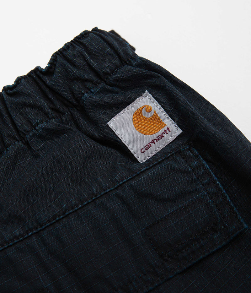 Carhartt Wynton Shorts in Black and Amalfi