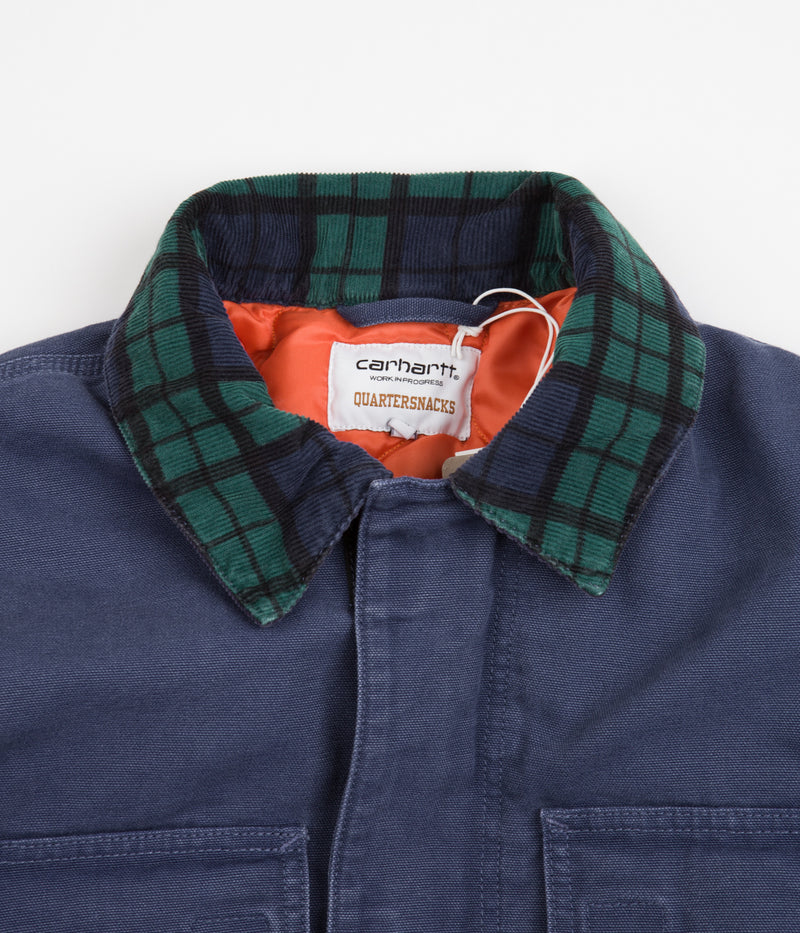 Carhartt x Quartersnacks OG Arctic Coat in Blue