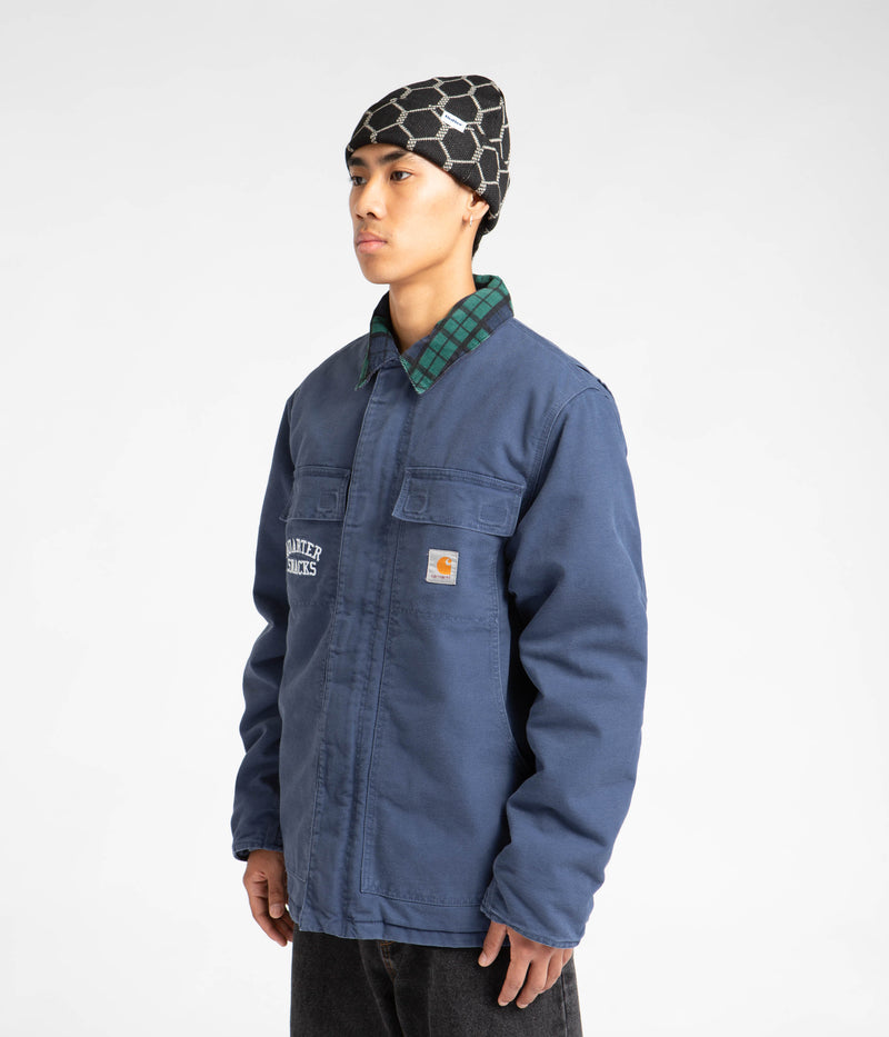 Carhartt x Quartersnacks OG Arctic Coat in Blue