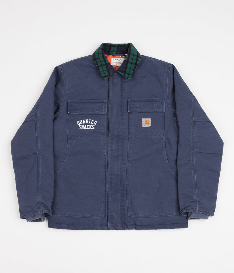 Carhartt x Quartersnacks OG Arctic Coat in Blue