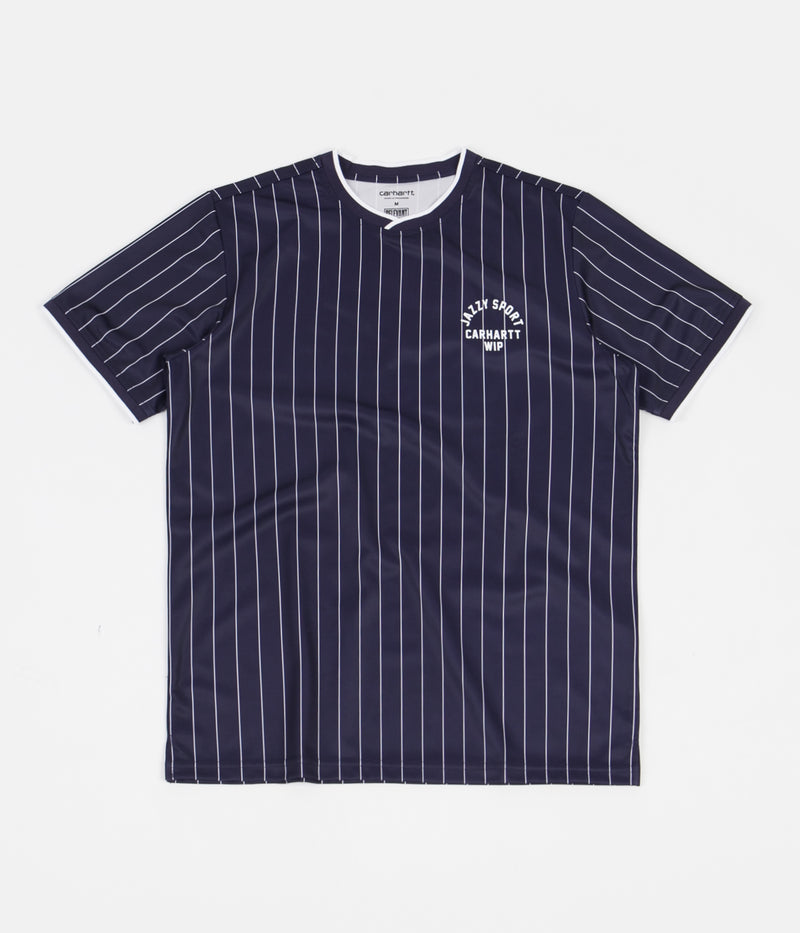 Carhartt x Relevant Parties Jazzy Sport Jersey in Navy and White