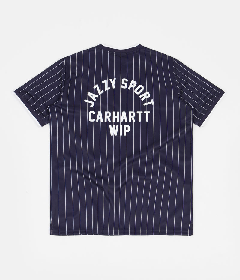 Carhartt x Relevant Parties Jazzy Sport Jersey in Navy and White