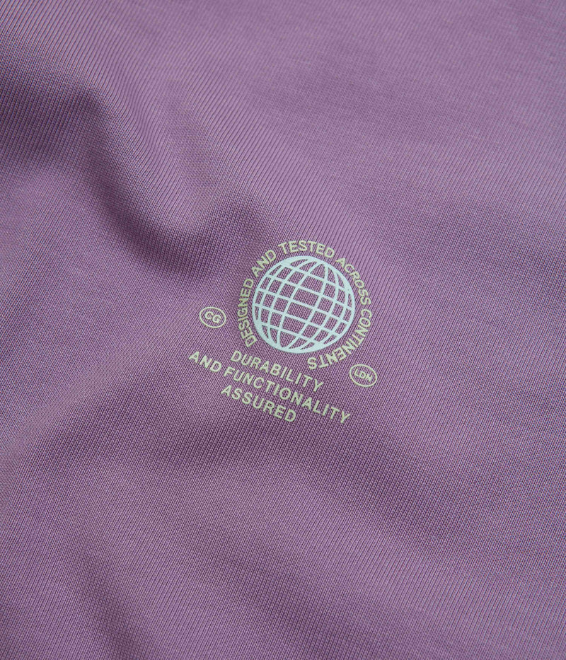Carrier Goods Globe T-Shirt in Purple Sage