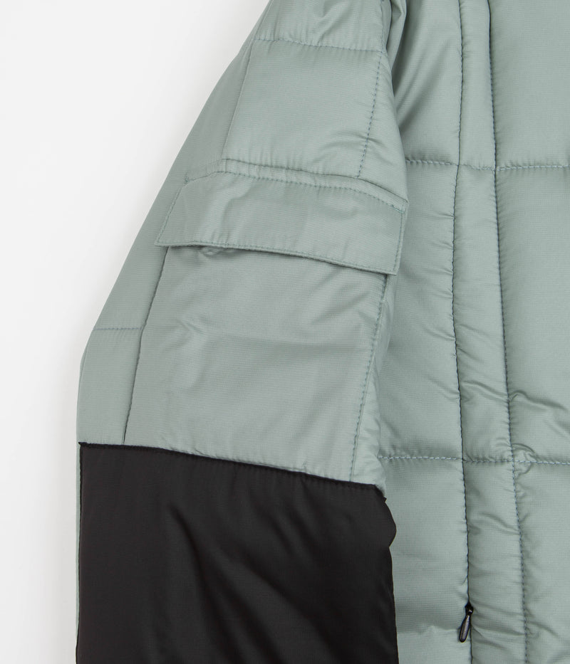 Carrier Goods Quilted Zip Through Jacket in Sage