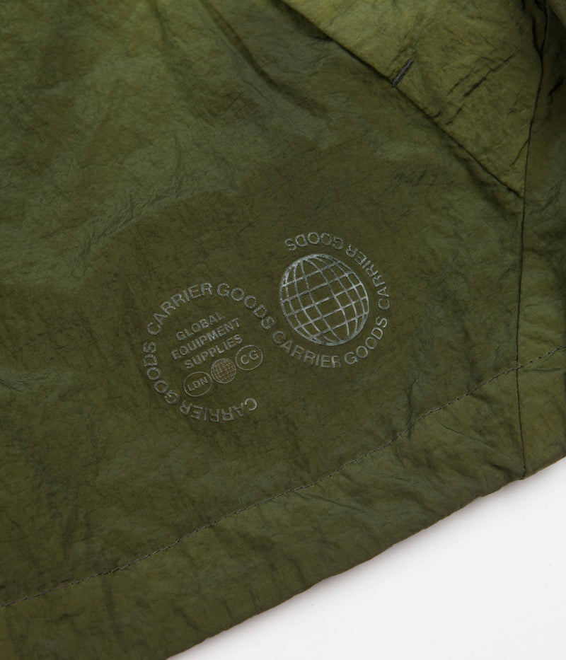Carrier Goods Tie Dye Nylon Jacket in Golden Green
