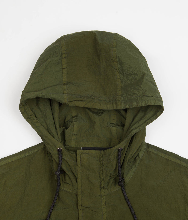 Carrier Goods Tie Dye Nylon Jacket in Golden Green