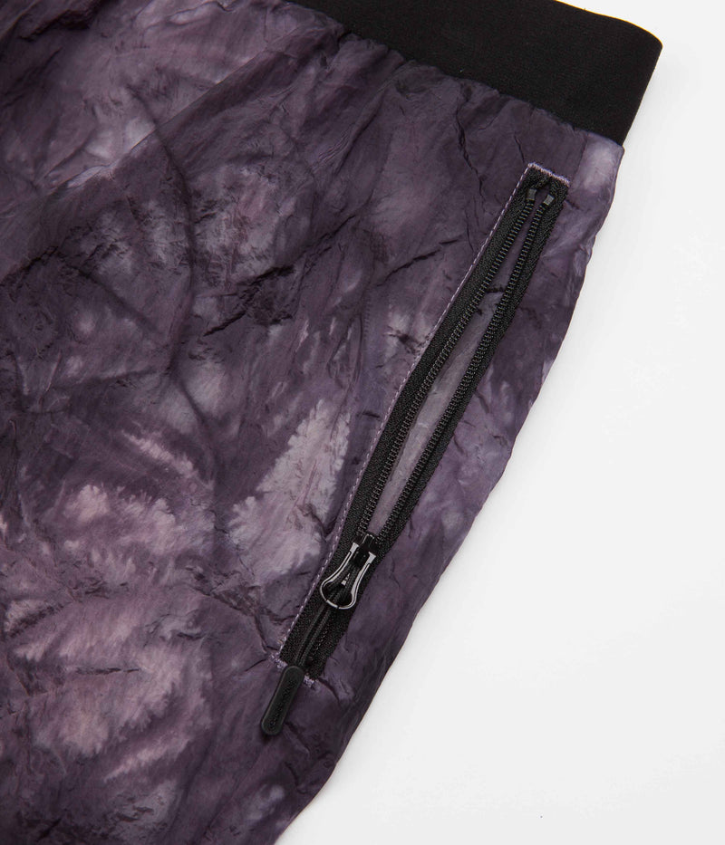 Carrier Goods Tie Dye Trail Runner Shorts in Purple