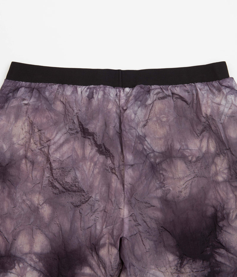 Carrier Goods Tie Dye Trail Runner Shorts in Purple