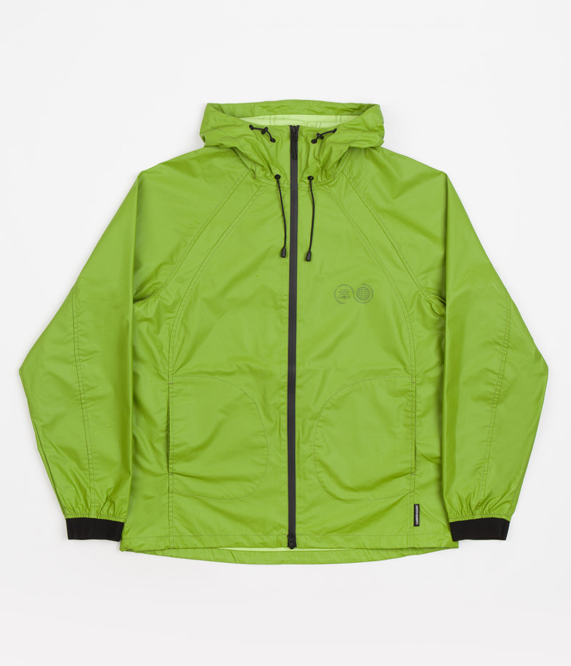 Carrier Goods Waxed Elements Full Zip Jacket in Lima Bean
