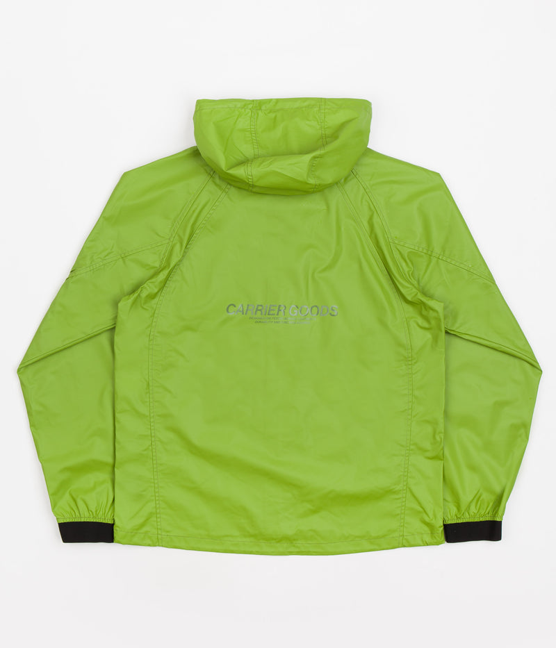 Carrier Goods Waxed Elements Full Zip Jacket in Lima Bean