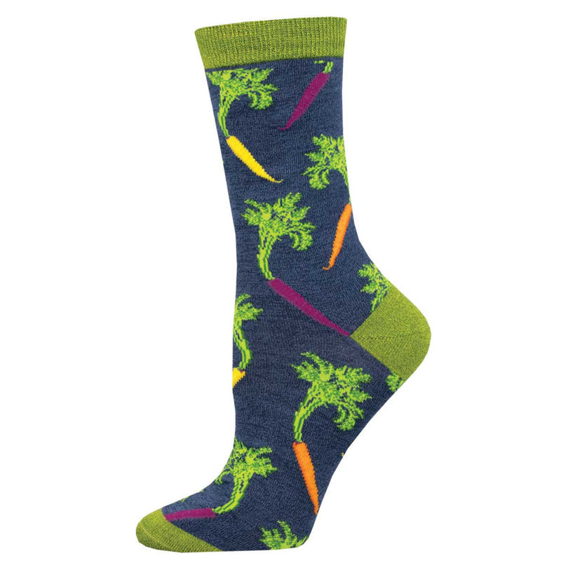 Carrot Rainbow - Women's Bamboo Crew