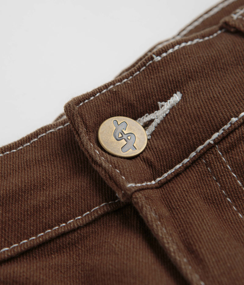 Cash Only Aleka Cargo Jeans in Brown