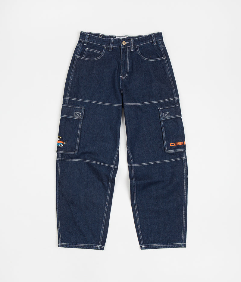 Cash Only Aleka Cargo Jeans in Dark Indigo
