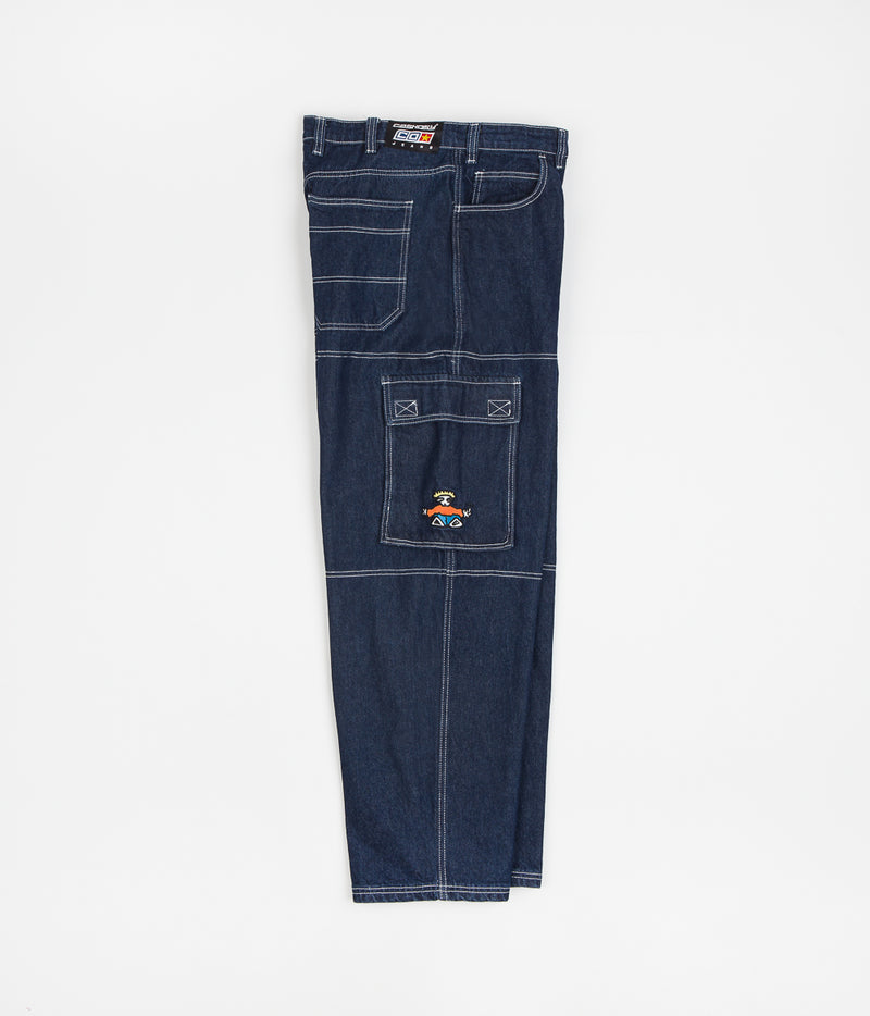 Cash Only Aleka Cargo Jeans in Dark Indigo