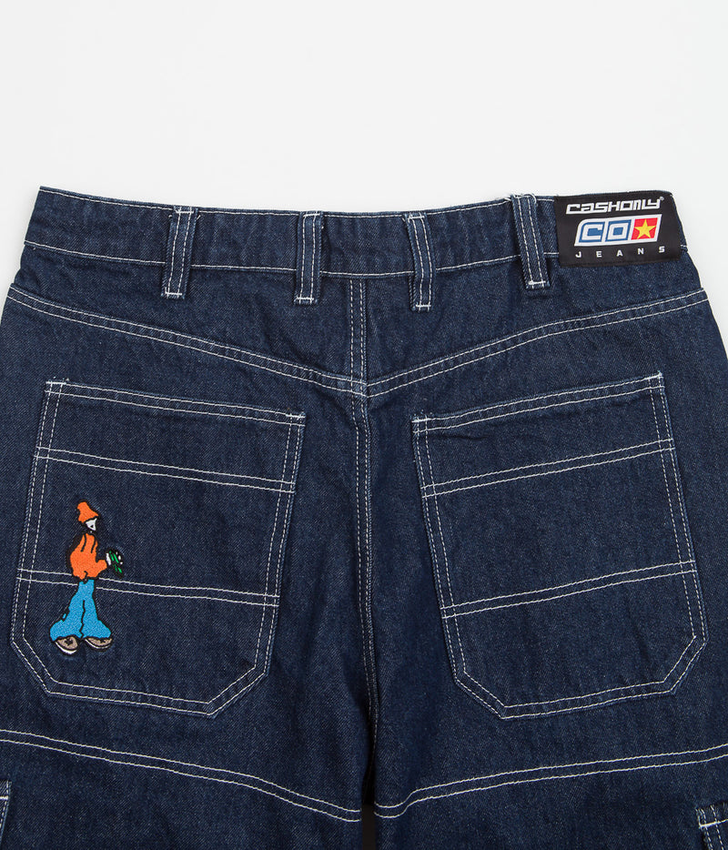Cash Only Aleka Cargo Jeans in Dark Indigo
